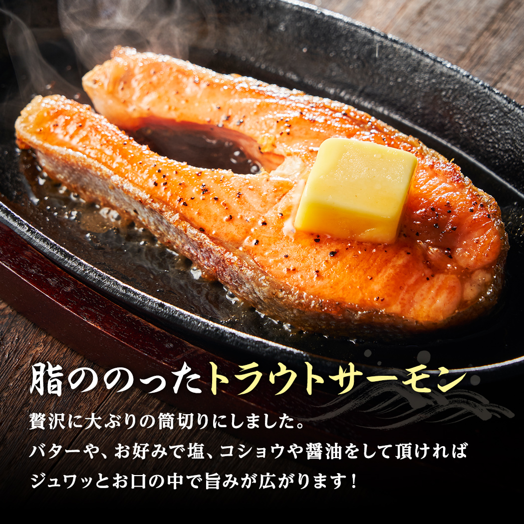 トラウトサーモンステーキ 5切 トラウトサーモンステーキ 5切